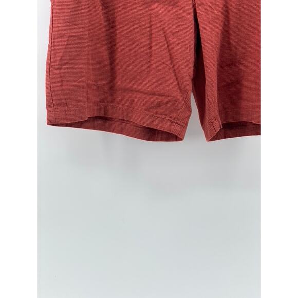 OLD NAVY Men's Amberglow Red 8" Rotation Linen-Blend Chino Shorts SZ 34 - Picture 5 of 10